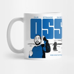 Our Strange Skies Flying Saucer Review Tribute Logo Mug